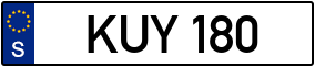 Truck License Plate